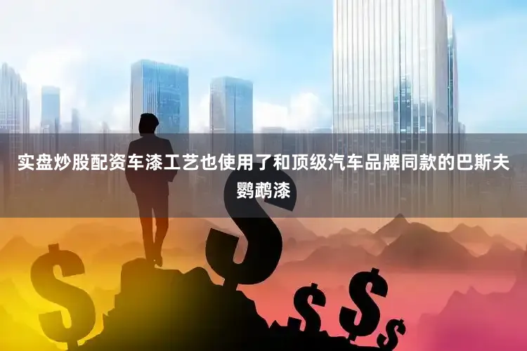 实盘炒股配资车漆工艺也使用了和顶级汽车品牌同款的巴斯夫鹦鹉漆